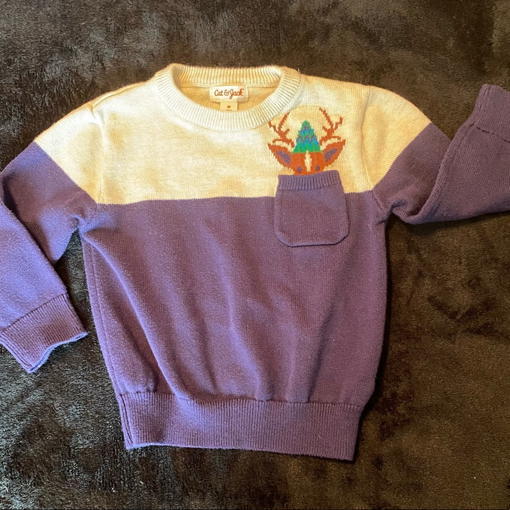 Peekaboo Reindeer Sweater from Cat & Jack